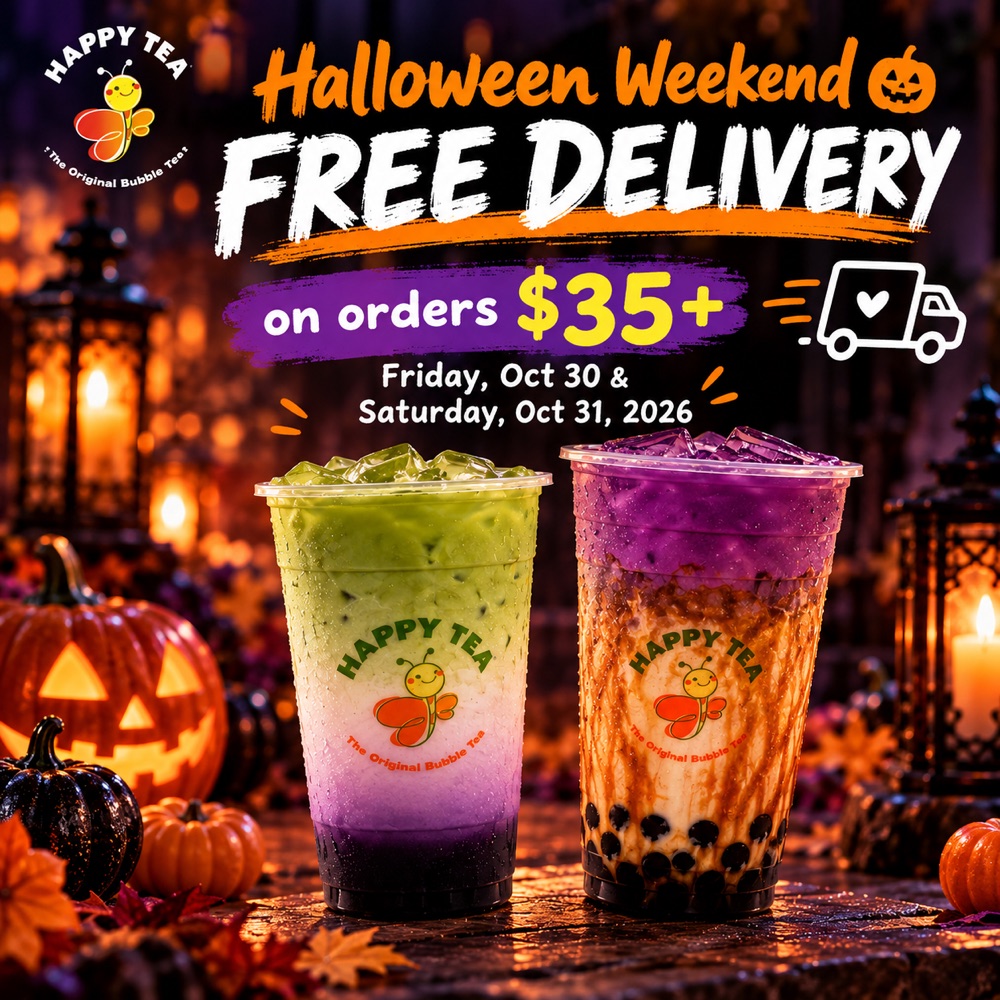 Halloween Weekend Free Delivery on orders $35 and up, Friday October 30 and Saturday October 31, 2026