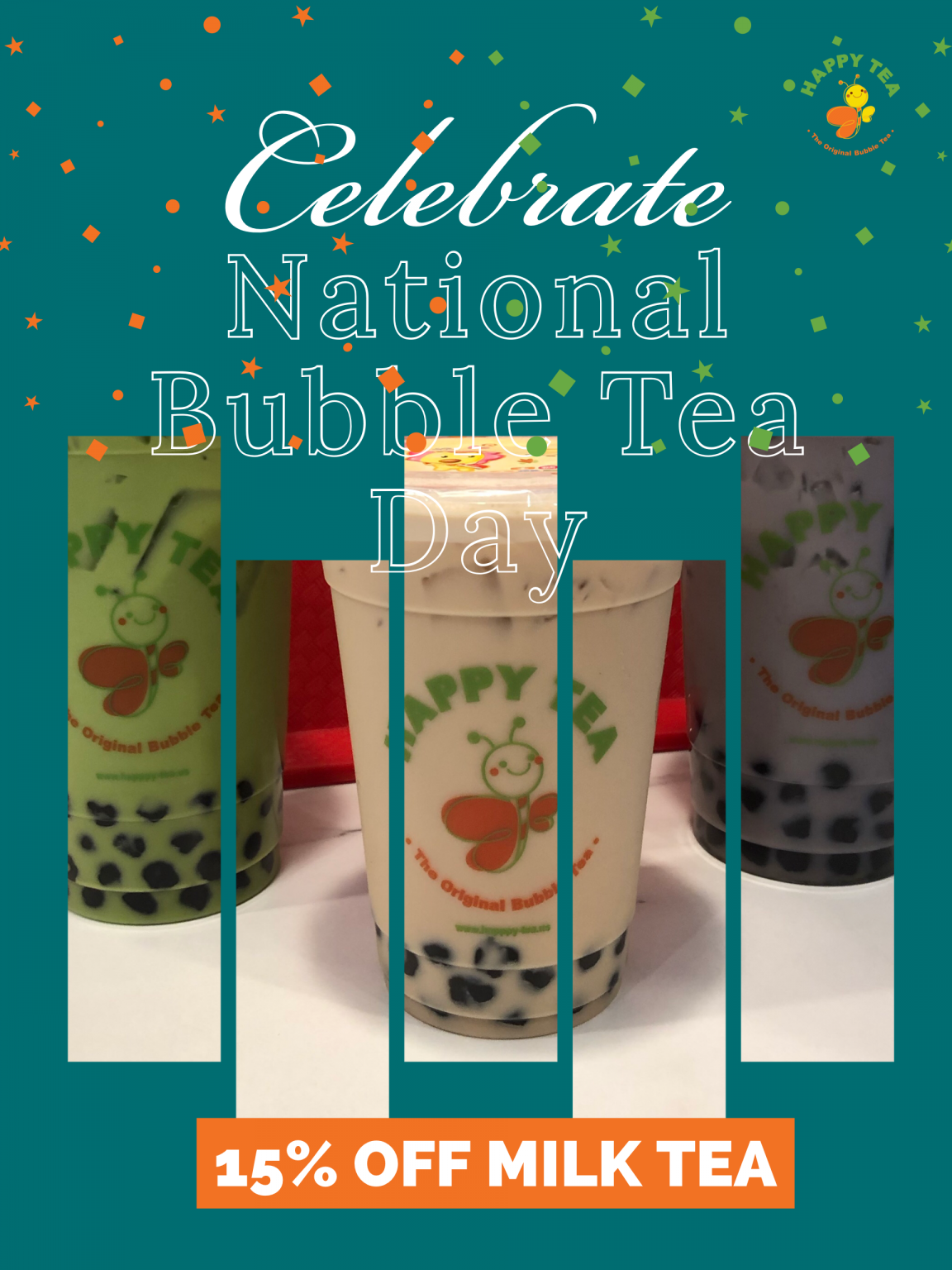 Happy National Bubble Tea Day Happy Tea